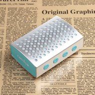 COMISO Water-proof Portable Bluetooth Wireless Aluminum Speaker with 5W Drivers Enhanced Bass, Silver N8