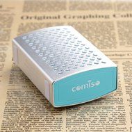 COMISO Water-proof Portable Bluetooth Wireless Aluminum Speaker with 5W Drivers Enhanced Bass, Silver N9