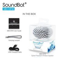SoundBot SB510FM FM RADIO Water Resistant Bluetooth Wireless Shower Speaker with Built-in Mic, Detachable Suction... N8