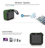 Portable Outdoor and Shower Bluetooth 4.0 Speaker by AYL SoundFit, Waterproof, Wireless with 10 Hour Rechargeable... N3