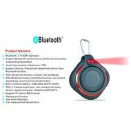 TBS&reg;2510 A2DP Bluetooth 2.1 + EDR Wireless Portable Speaker with Hands-free Function and Colorful LED Lights Display... N33