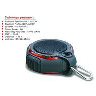 TBS&reg;2510 A2DP Bluetooth 2.1 + EDR Wireless Portable Speaker with Hands-free Function and Colorful LED Lights Display... N34