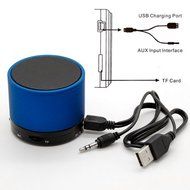 Bluetooth Speaker, ANRANK BS62350AK Wireless Portable Speakers with Super Bass (Blue) N3