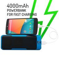 Bluetooth Speaker 6W speakers + POWER BANK 4000 mah + Radio and Microphone ALL IN ONE! Including Line in and a... N2