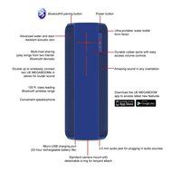 UE MEGABOOM Lava Red Wireless Mobile Bluetooth Speaker (Waterproof and Shockproof) N19
