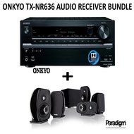 Onkyo TX-NR636 Bundle 7.2-Channel Network A/V Receiver + Paradigm Cinema 100 Home Theater System