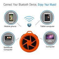 Bluetooth Wireless Waterproof Speaker Rymemo Mini Bluetooth 4.0 Portable Speakers With Hook/Built-in Mic Hands-Free... N17