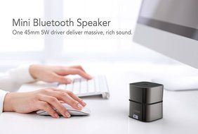 Bolse 5W Portable Mini Bluetooth v4.0 Wireless Speaker (One Large 45MM 5W Driver), 10 Hour Playtime, Home Speakers... N4