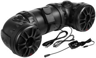 BOSS AUDIO ATV85B Powersports Plug and Play Audio System with Weather Proof 8 Inch Component Speakers, Bluetooth...