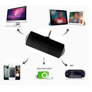 Net_Cafe Mini Portable 3.5mm Stereo Speaker for iPod iPhone Samsung MP3 MP4 Black N2