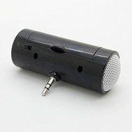 Net_Cafe Mini Portable 3.5mm Stereo Speaker for iPod iPhone Samsung MP3 MP4 Black N4