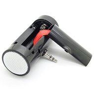 Net_Cafe Mini Portable 3.5mm Stereo Speaker for iPod iPhone Samsung MP3 MP4 Black N6