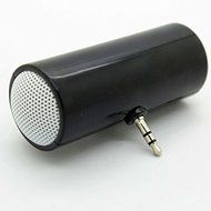 Net_Cafe Mini Portable 3.5mm Stereo Speaker for iPod iPhone Samsung MP3 MP4 Black N7