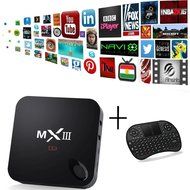 [Free Wireless Mini Keyboard] DIGOU Mx3 Quad Core Amlogic S802 Cortex A9 1GB/8GB Android 4.4 Tv Box Wifi Google...