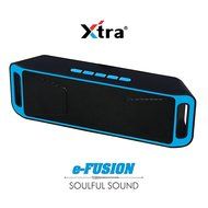 XTRA e-FUSION Wireless 4.1 Bluetooth Speaker Portable Stereo FM Radio, High-Def Crystal Sound, Upto 128GB Micro...
