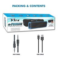 XTRA e-FUSION Wireless 4.1 Bluetooth Speaker Portable Stereo FM Radio, High-Def Crystal Sound, Upto 128GB Micro... N5