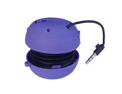 iShoppingdeals - for Sandisk Sansa Clip Zip / Sport / Jam MP3 Player Rechargeable Mini Stereo Speaker, Purple N3
