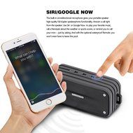 PLUSINNO Portable Bluetooth 4.0 Waterproof Wireless Speaker with Siri, Bluetooth Receiver and Built-in Microphone... N2