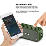 PLUSINNO Portable Bluetooth 4.0 Waterproof Wireless Speaker with Siri, Bluetooth Receiver and Built-in Microphone... N19