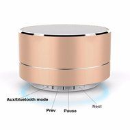 Pobode Wireless Stereo Portable Bluetooth Speakers with Handsfree- Super Mini Metal Wireless Speaker System For... N10