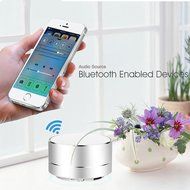 Pobode Wireless Stereo Portable Bluetooth Speakers with Handsfree- Super Mini Metal Wireless Speaker System For... N16
