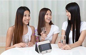 Portable Wireless Speaker Induction Speaker Magic Near Field Touch Amplifier with Stand for iPhone, HTC, Samsung... N8
