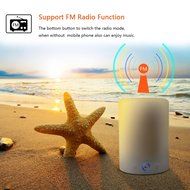 Toprime Wireless Bluetooth Speakers with Smart Touch LED Mood Lamp Muisc Player/ Hands-free Bluetooth Speakerphone... N2