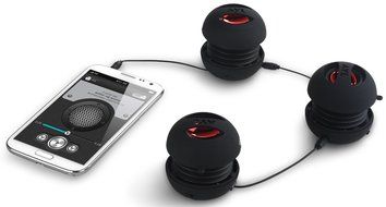 AYL Portable Mini Capsule Speaker System with 3YR Guarantee with Rechargeable Battery and Expandable Bass Resonator... N2