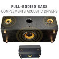 Mediabridge Concerto - Bluetooth Speaker with Powerful 60 Watt Amplifier - Dual 3&quot; Midrange/Tweeter Drivers Plus... N2