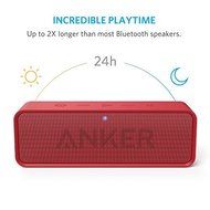 Anker SoundCore Bluetooth Speaker with 24-Hour Playtime, 66-Foot Bluetooth Range &amp; Built-in Mic, Dual-Driver Portable... N16