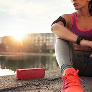 Anker SoundCore Bluetooth Speaker with 24-Hour Playtime, 66-Foot Bluetooth Range &amp; Built-in Mic, Dual-Driver Portable... N19