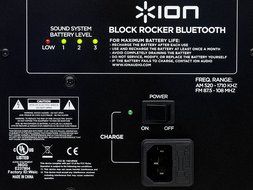 ION Audio Block Rocker (iPA56B) | Bluetooth Portable Speaker with Auxiliary USB Charger [2013 Model] N7