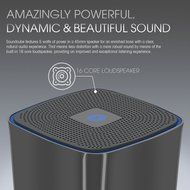 GearIt SoundCube Compact Portable Bluetooth 4.0 Speaker with Built-in Mic and Speakerphone (Gunmetal) N2