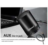ahma 025 Portable Bluetooth Speaker, 3W Output Power with AUX in jack for Audio Players, Build in Microphone for... N5