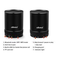 ahma 025 Portable Bluetooth Speaker, 3W Output Power with AUX in jack for Audio Players, Build in Microphone for... N6