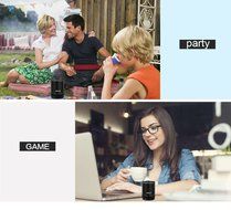 ahma 025 Portable Bluetooth Speaker, 3W Output Power with AUX in jack for Audio Players, Build in Microphone for... N7