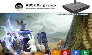 XYF A95X King Smart TV BOX 1G RAM+8G ROM Android 5.1 Streaming Media Player Rockchip RK3229 Quad-core Cortex A7...
