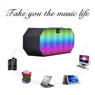 Ecandy Wireless Bluetooth Speaker with LED ,FM Stereo/Phone Answering/Micro SD Card Input/Line Input. ultra-small... N2