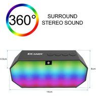 Ecandy Wireless Bluetooth Speaker with LED ,FM Stereo/Phone Answering/Micro SD Card Input/Line Input. ultra-small... N3