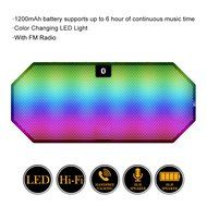 Ecandy Wireless Bluetooth Speaker with LED ,FM Stereo/Phone Answering/Micro SD Card Input/Line Input. ultra-small... N5