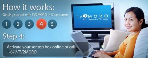 TV2MORO BOX with free Premium Service for 1 Year TV2MORO INC N6