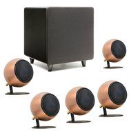 Orb Audio Mini 5.1 Home Theater Speaker System in Hand Antiqued Copper