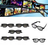 BephaMart 5 Pcs Passive Polarized 3D Glasses For Panasonic LG Sony Samsung 3D TVs Monitor 3D Film Movie Shipped...