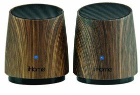 iHome iHM89BC Rechargeable Mini Speakers (Black) N4