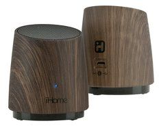 iHome iHM89BC Rechargeable Mini Speakers (Black) N5