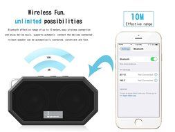 Leadzm Bluetooth Speaker, Waterproof IP65 Hi-Fi Sound Mini Portable Pocket-size Dual 3W Wireless Bluetooth Stereo... N3