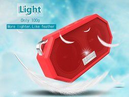 Leadzm Bluetooth Speaker, Waterproof IP65 Hi-Fi Sound Mini Portable Pocket-size Dual 3W Wireless Bluetooth Stereo... N14