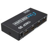 1 In 4 OUT HD 1080P 3D 1.4 HDMI Splitter Duplicator Amplifier Switch AC Adapter N4
