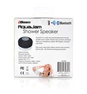 2BOOM Aqua Jam Portable Bluetooth Wireless Water Resistant Shower Speaker with Suction Cup Black N6