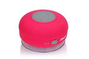 2BOOM Aqua Jam Portable Bluetooth Wireless Water Resistant Shower Speaker with Suction Cup Black N16